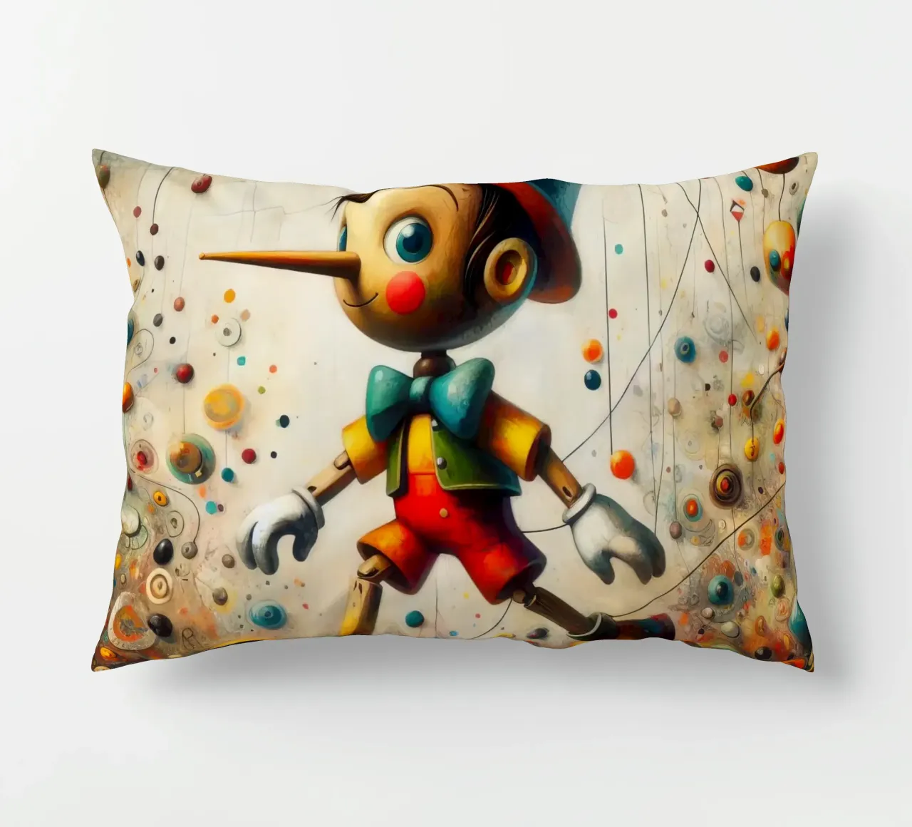 un pinocchio stravagante cuscino da 🎁 ARTVI-SHOP
