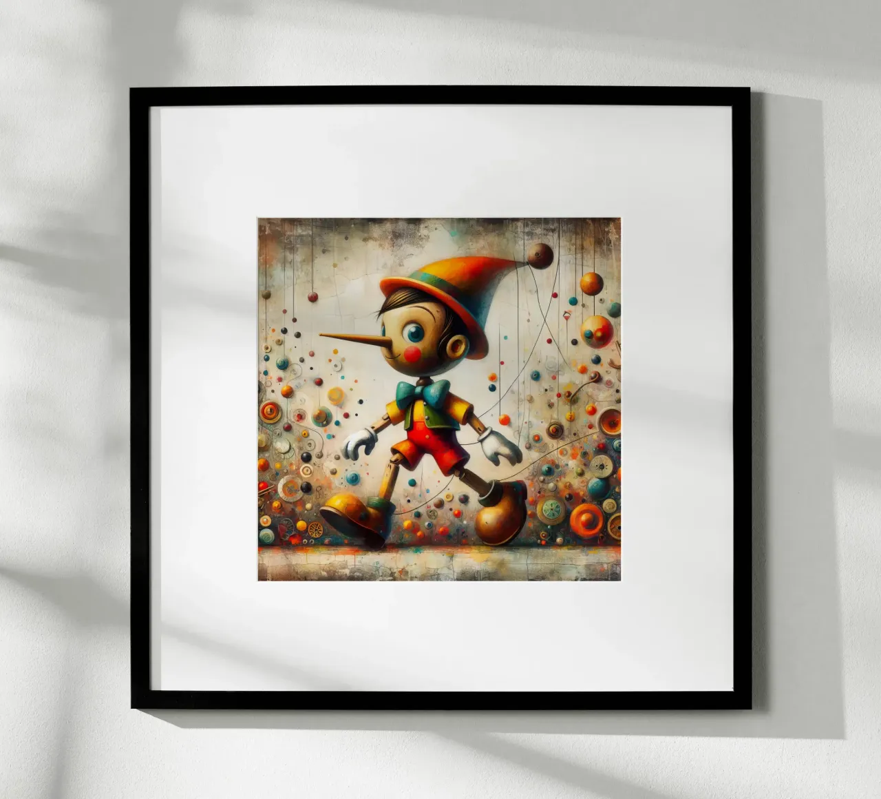 a whimsical pinocchio hahnemühle by 🎁 ARTVI-SHOP