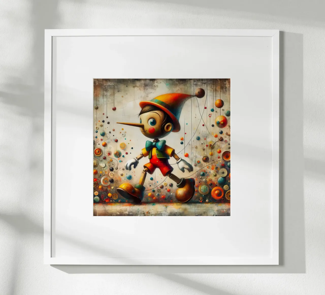 a whimsical pinocchio hahnemühle by 🎁 ARTVI-SHOP