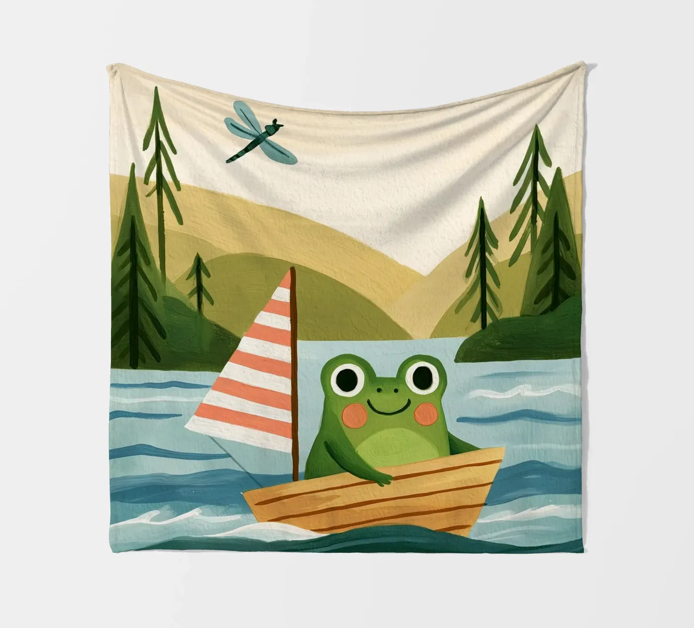 Frog Sailor Fleecedecke von Lilo