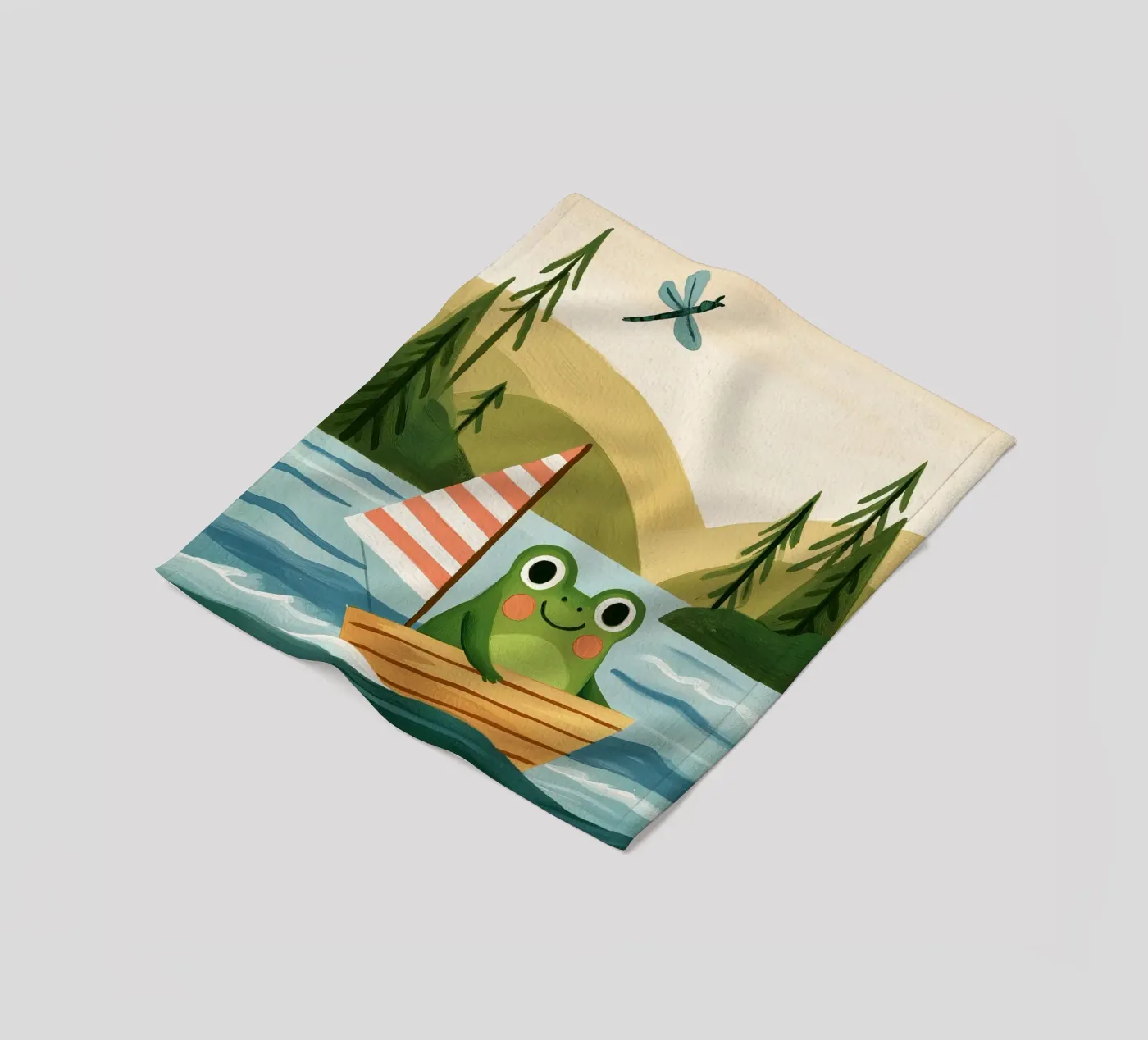 Frog Sailor Fleecedecke von Lilo