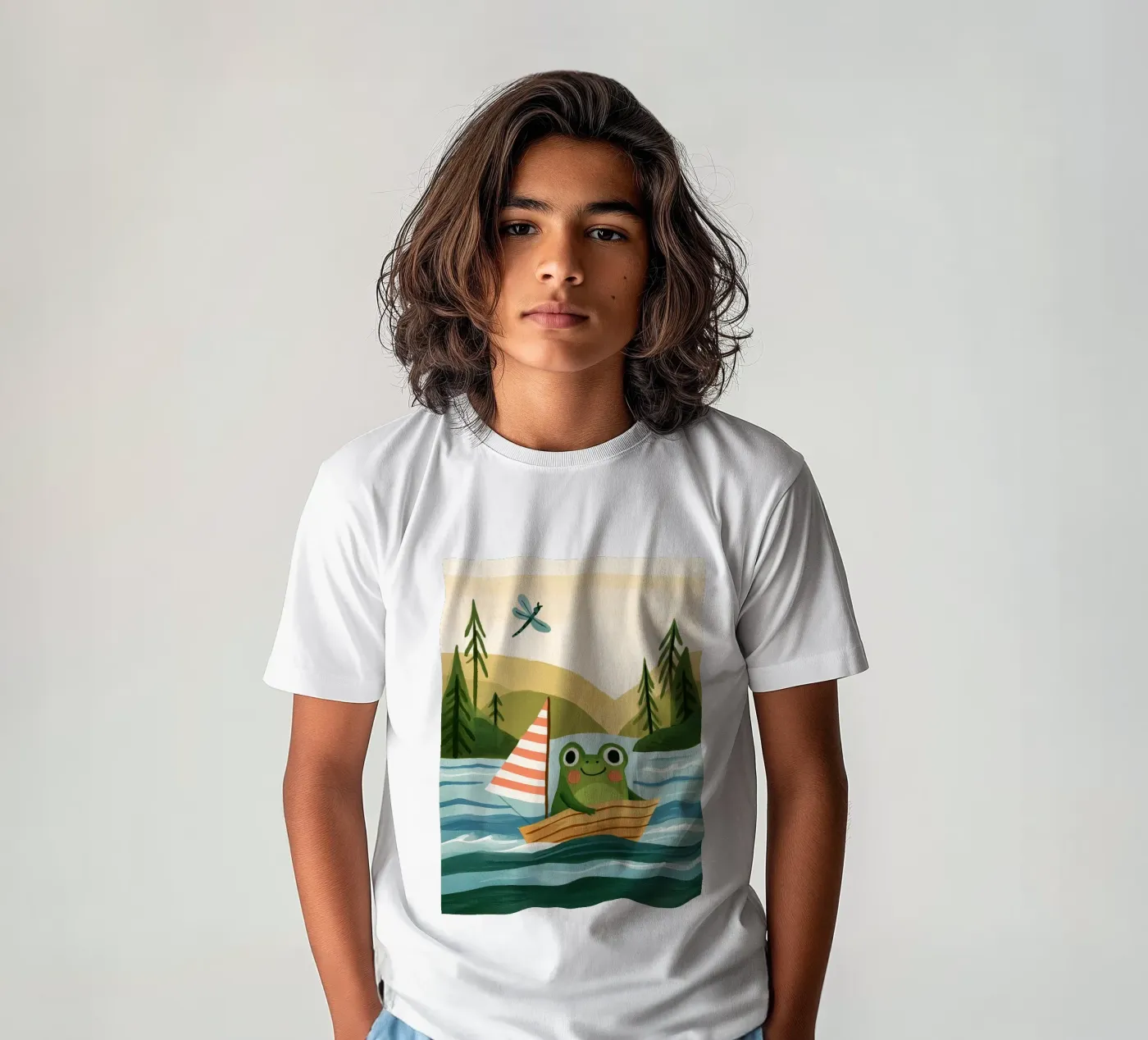 Frog Sailor t-shirt bambini da Lilo