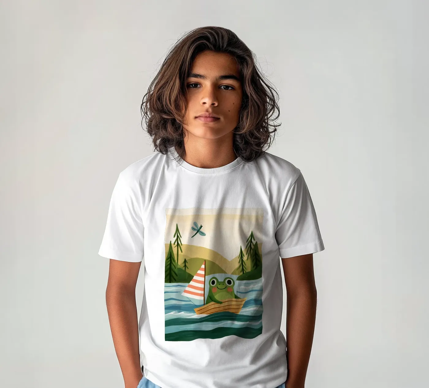 Frog Sailor t-shirt bambini da Lilo