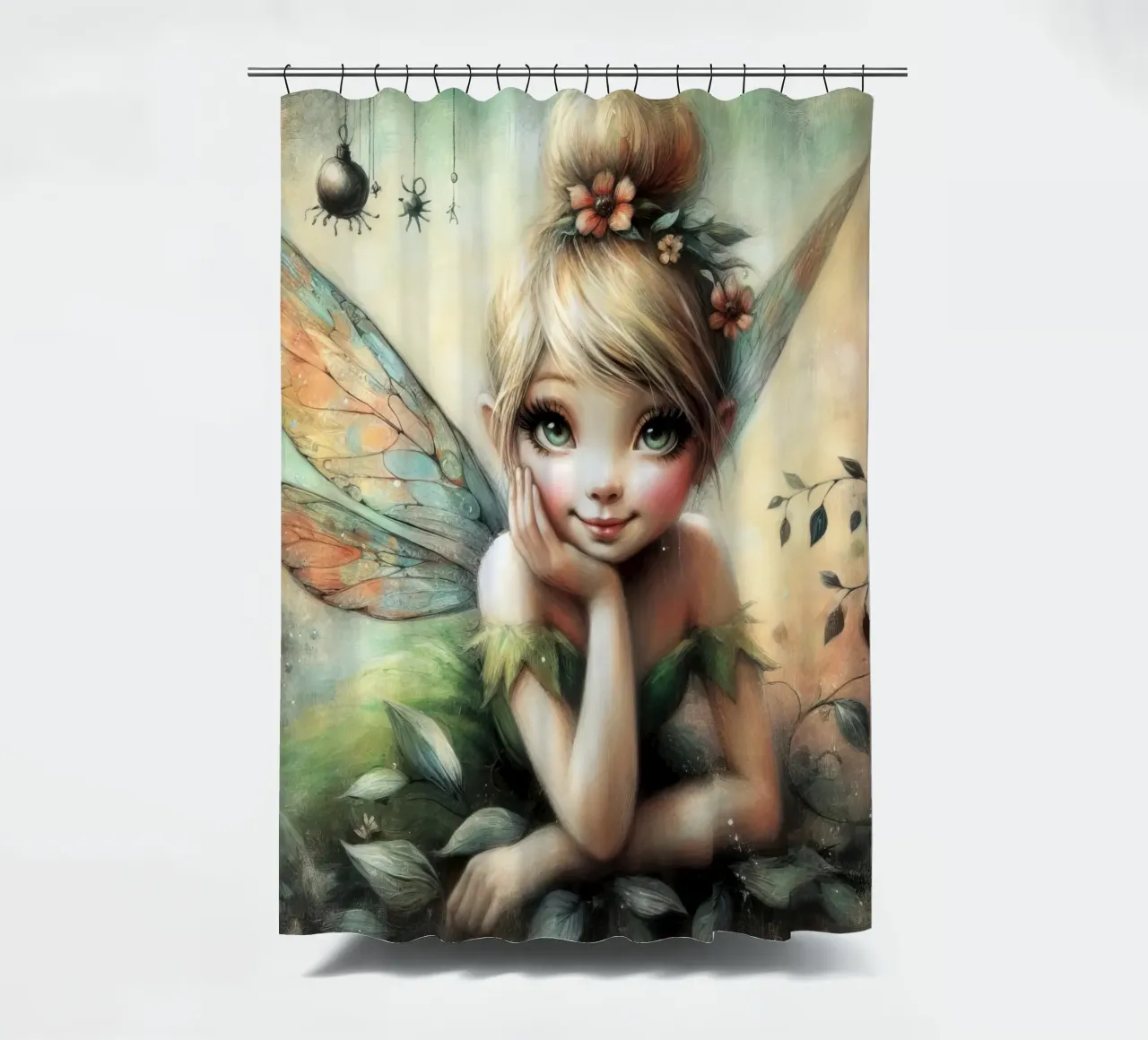 Fee Tinkerbell Duschvorhang von 🎁 ARTVI-SHOP