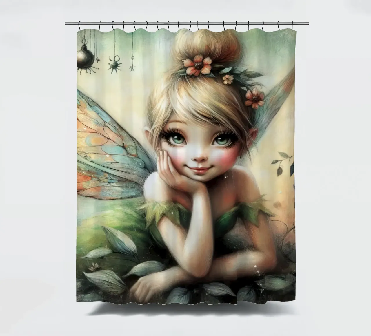 Fee Tinkerbell Duschvorhang von 🎁 ARTVI-SHOP