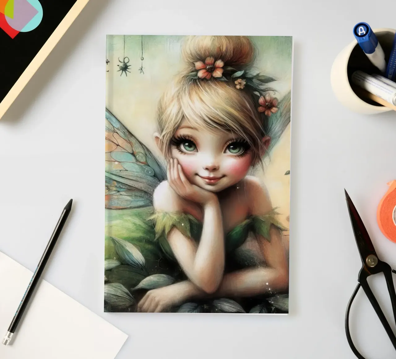 fairy tinkerbell notebook by 🎁 ARTVI-SHOP