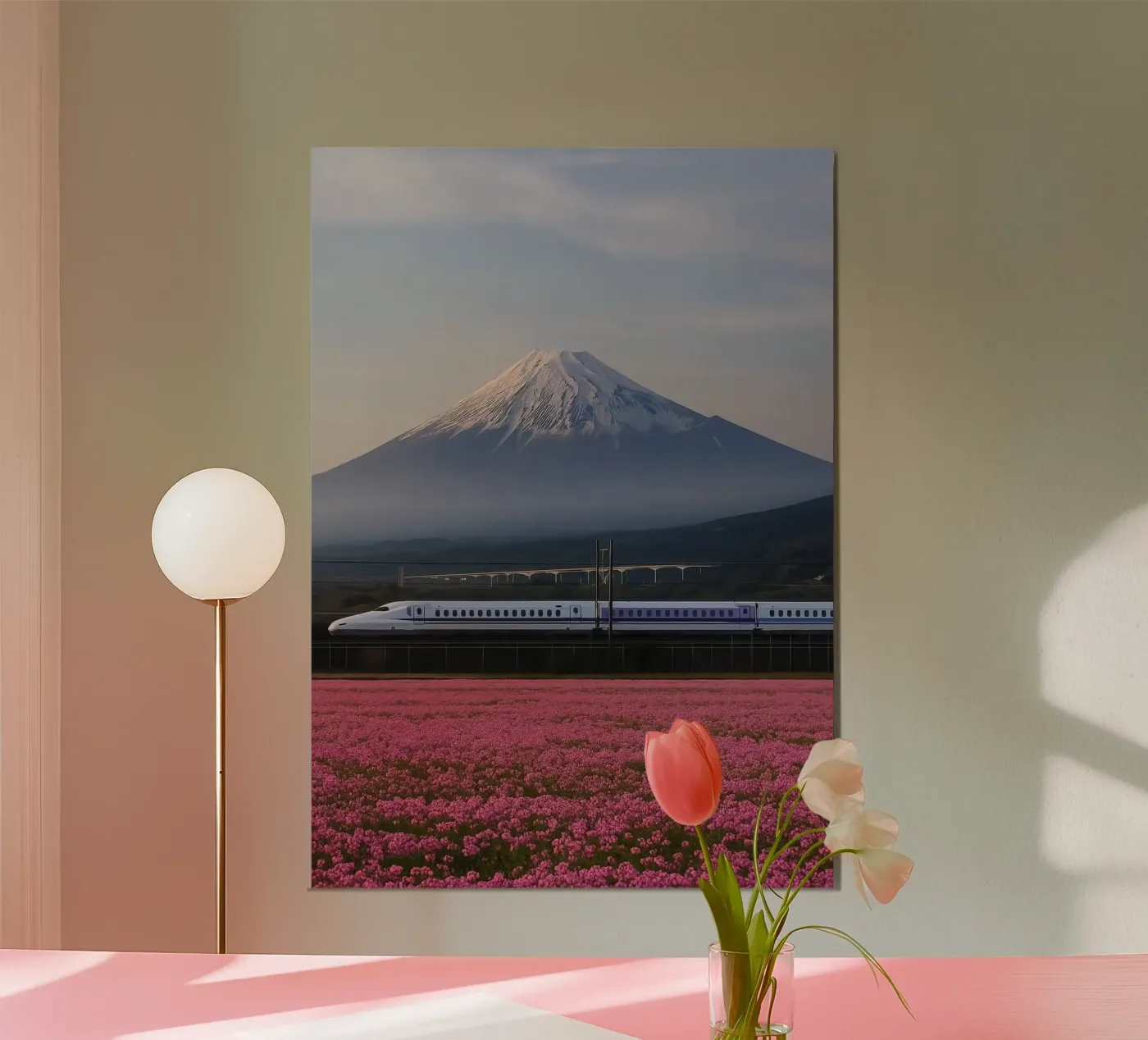 Train and Mountain poster da Robert Hoff