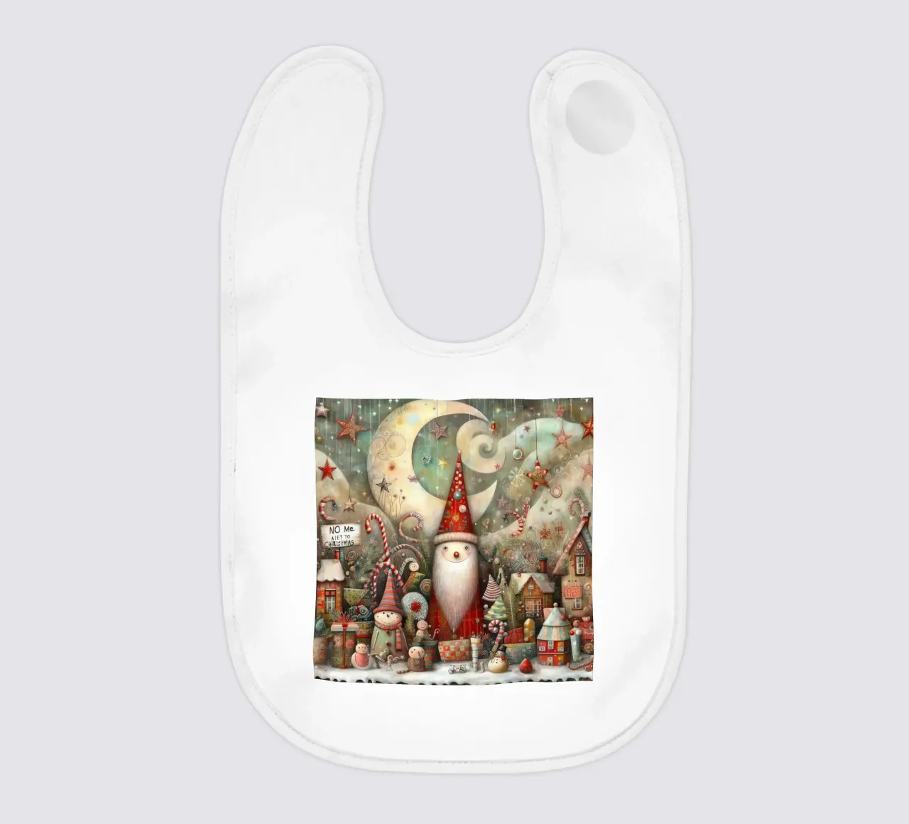 a capricious Santa Claus bavaglino da ARTVI-SHOP