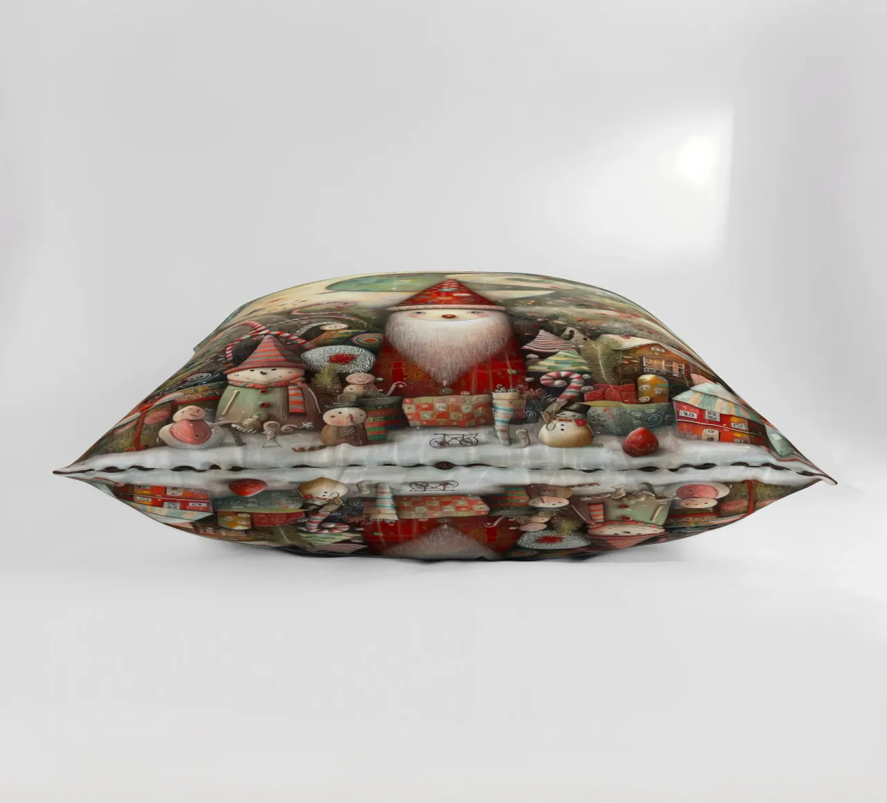 a capricious Santa Claus cuscino da ARTVI-SHOP