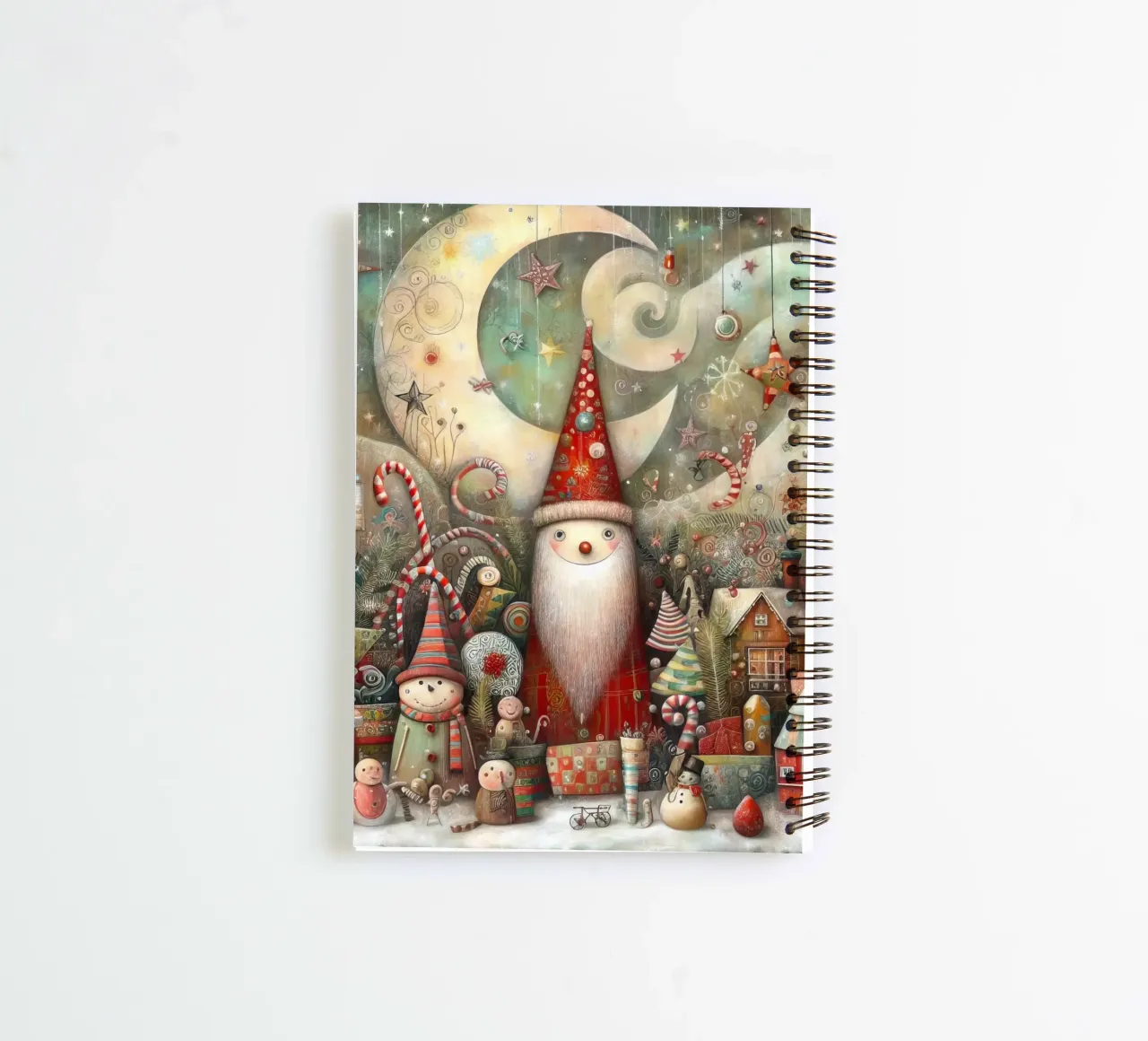 ein kapriziöser Weihnachtsmann Ringbuch von 🎁 ARTVI-SHOP