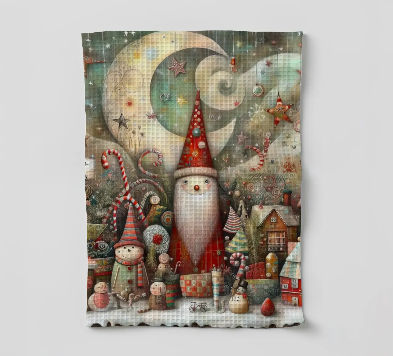a capricious Santa Claus canovaccio da cucina da ARTVI-SHOP
