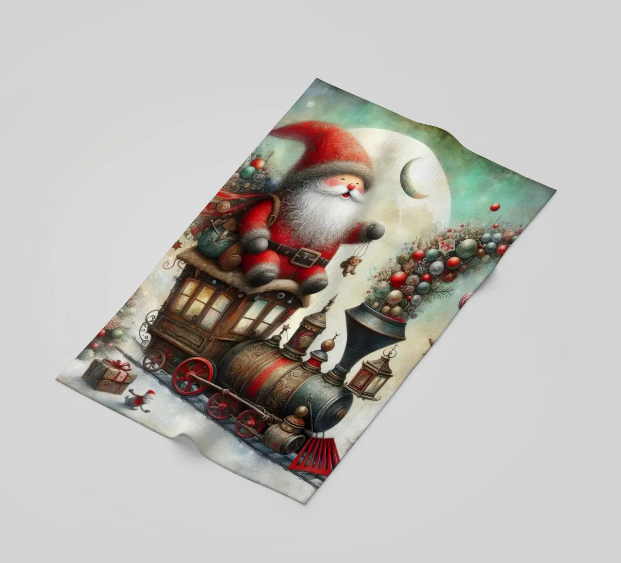 a capricious Santa Claus telo mare da 🎁 ARTVI-SHOP