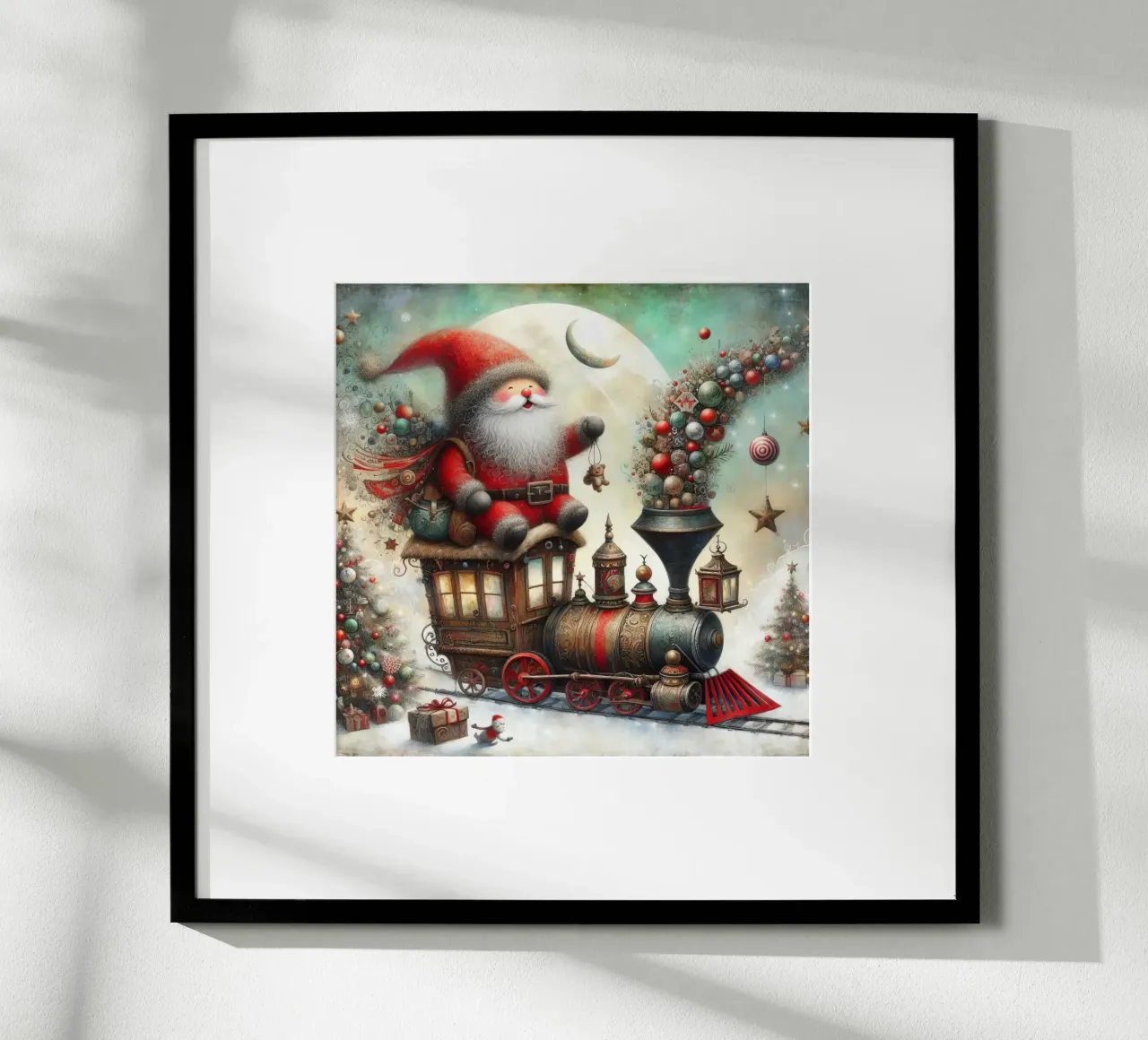 a capricious Santa Claus poster da 🎁 ARTVI-SHOP