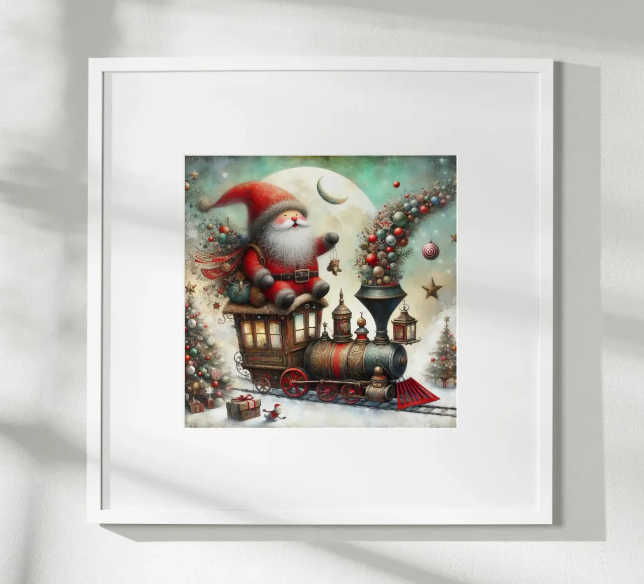 a capricious Santa Claus poster da 🎁 ARTVI-SHOP