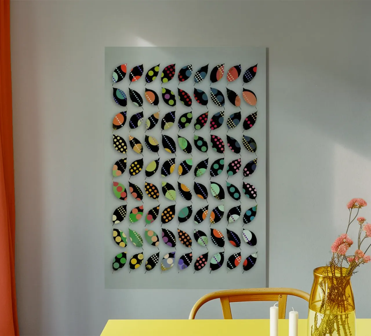 Pop Leaves plexiglass da Angelo Cerantola