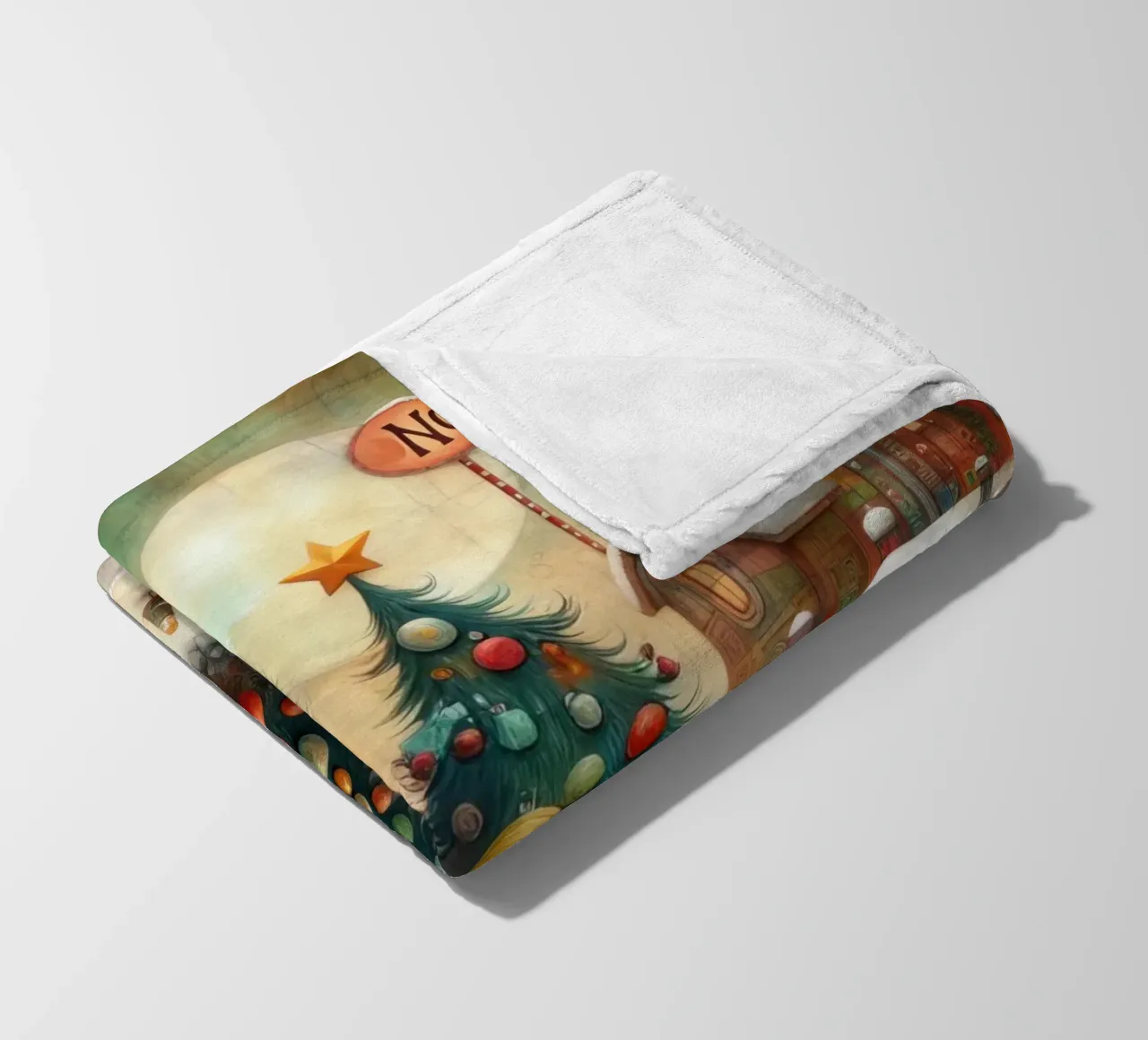 a capricious Santa Claus coperta in pile da 🎁 ARTVI-SHOP