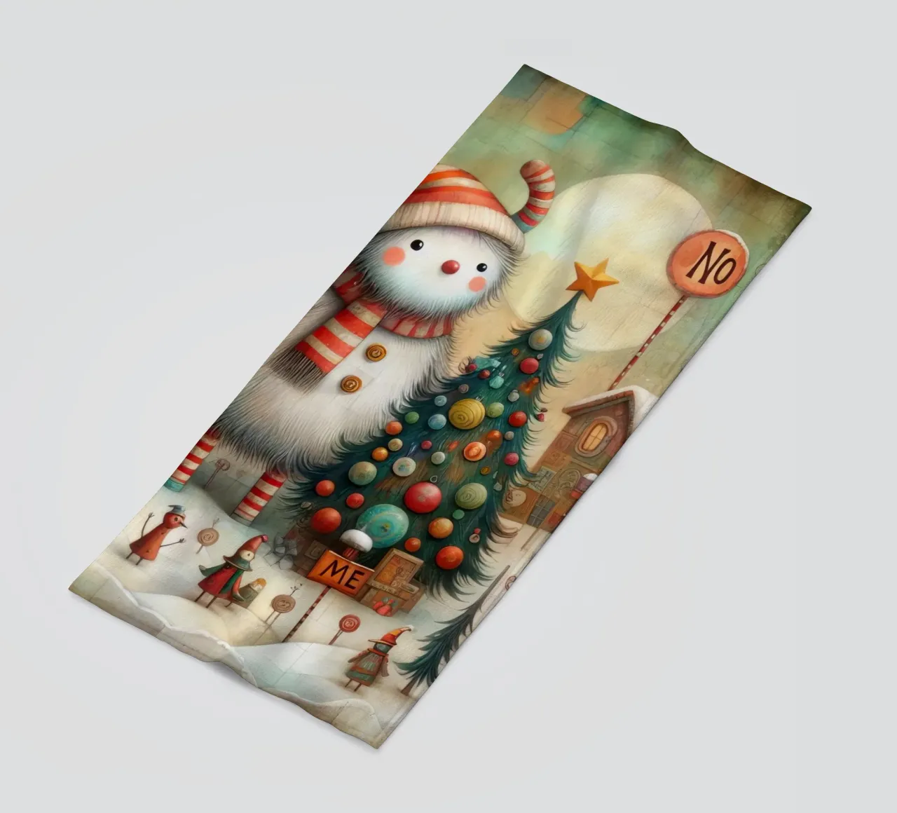 a capricious Santa Claus telo mare da 🎁 ARTVI-SHOP