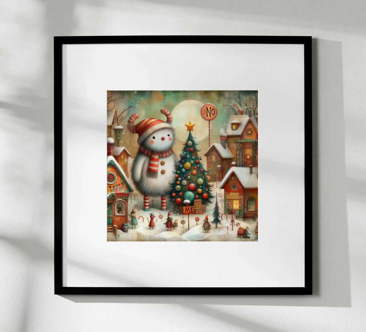 a capricious Santa Claus carta hahnemühle da 🎁 ARTVI-SHOP