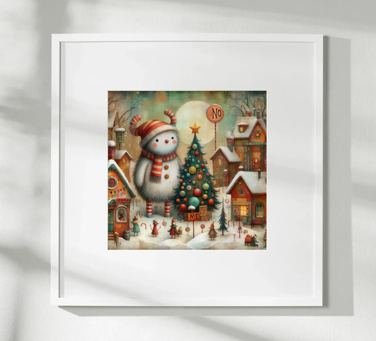 a capricious Santa Claus carta hahnemühle da 🎁 ARTVI-SHOP