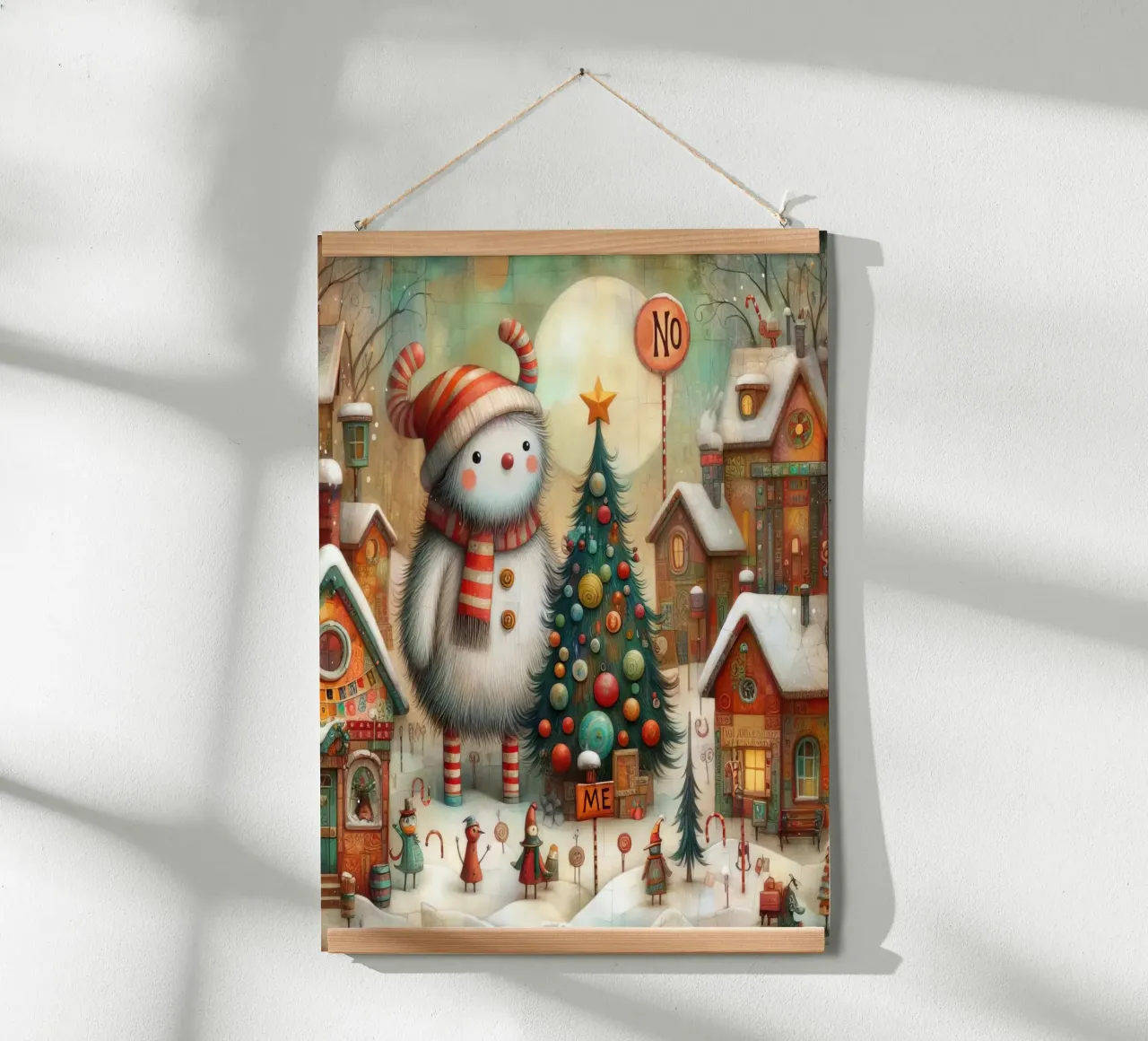 a capricious Santa Claus carta hahnemühle da 🎁 ARTVI-SHOP
