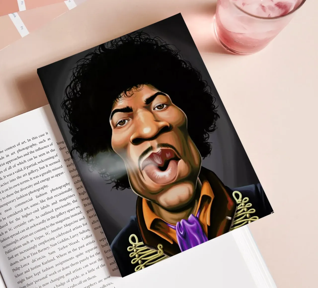 Jimi Hendrix notebook by Rob Art | Illustration