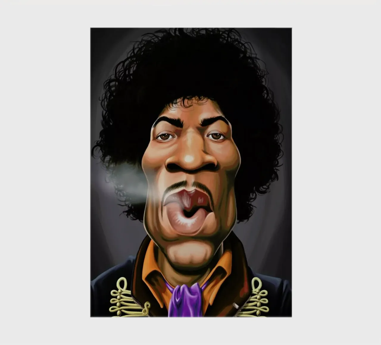 Jimi Hendrix notebook by Rob Art | Illustration