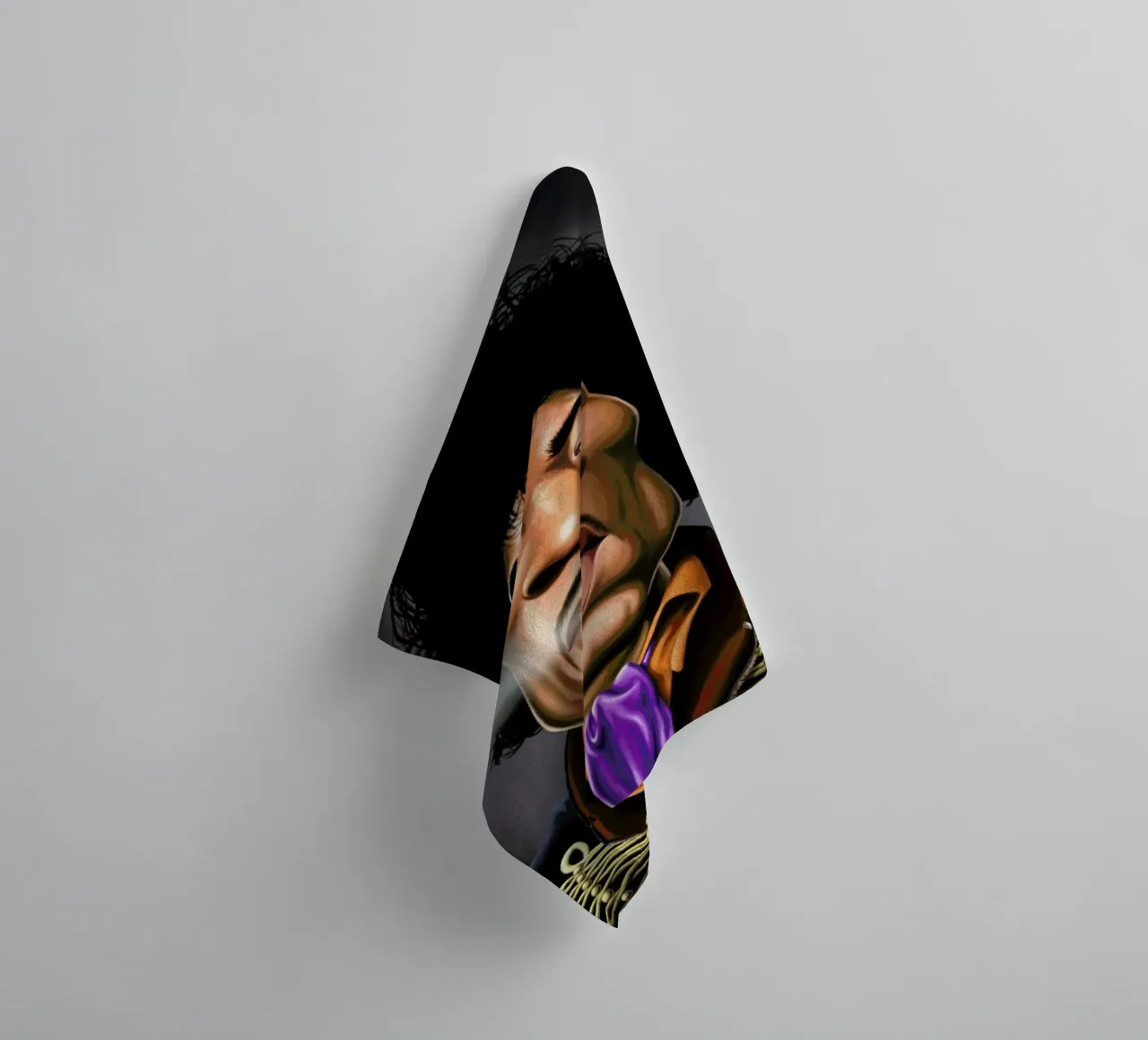 Jimi Hendrix asciugamano da bagno da Rob Art | Illustration