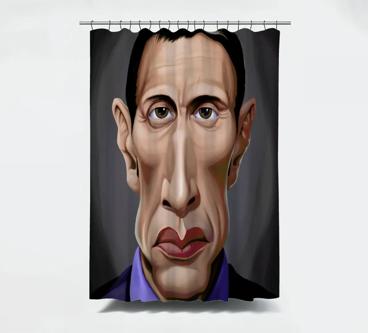 Mads Mikkelson tenda da doccia da Rob Art | Illustration