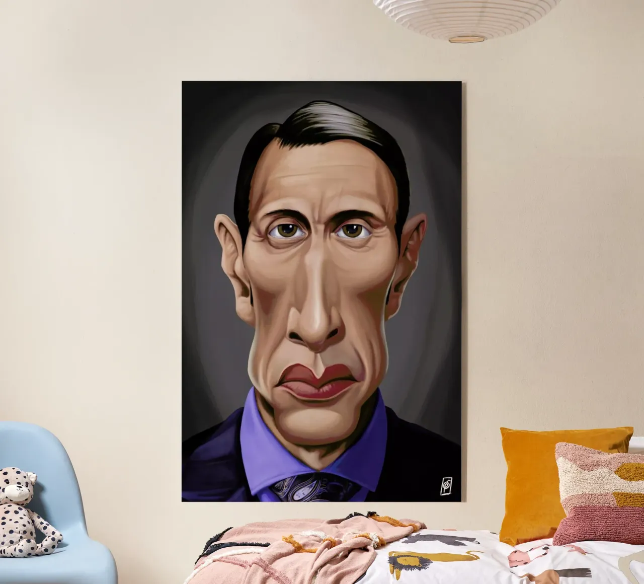 Mads Mikkelson plexiglass da Rob Art | Illustration