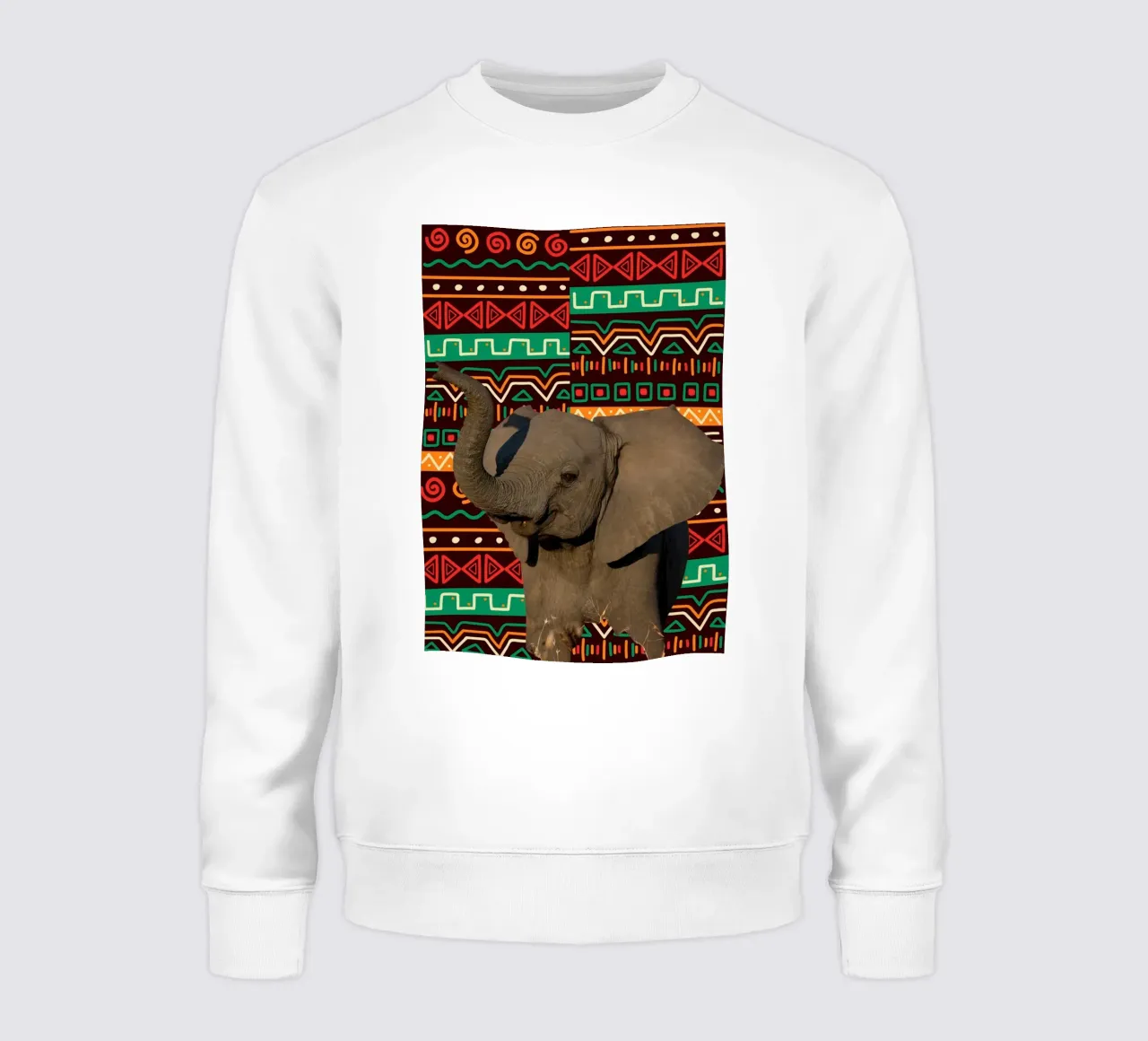 Elefant 2 sweatshirt by Mounias Design