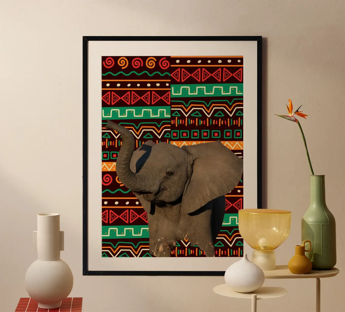 Elefant 2 poster da Mounias Design