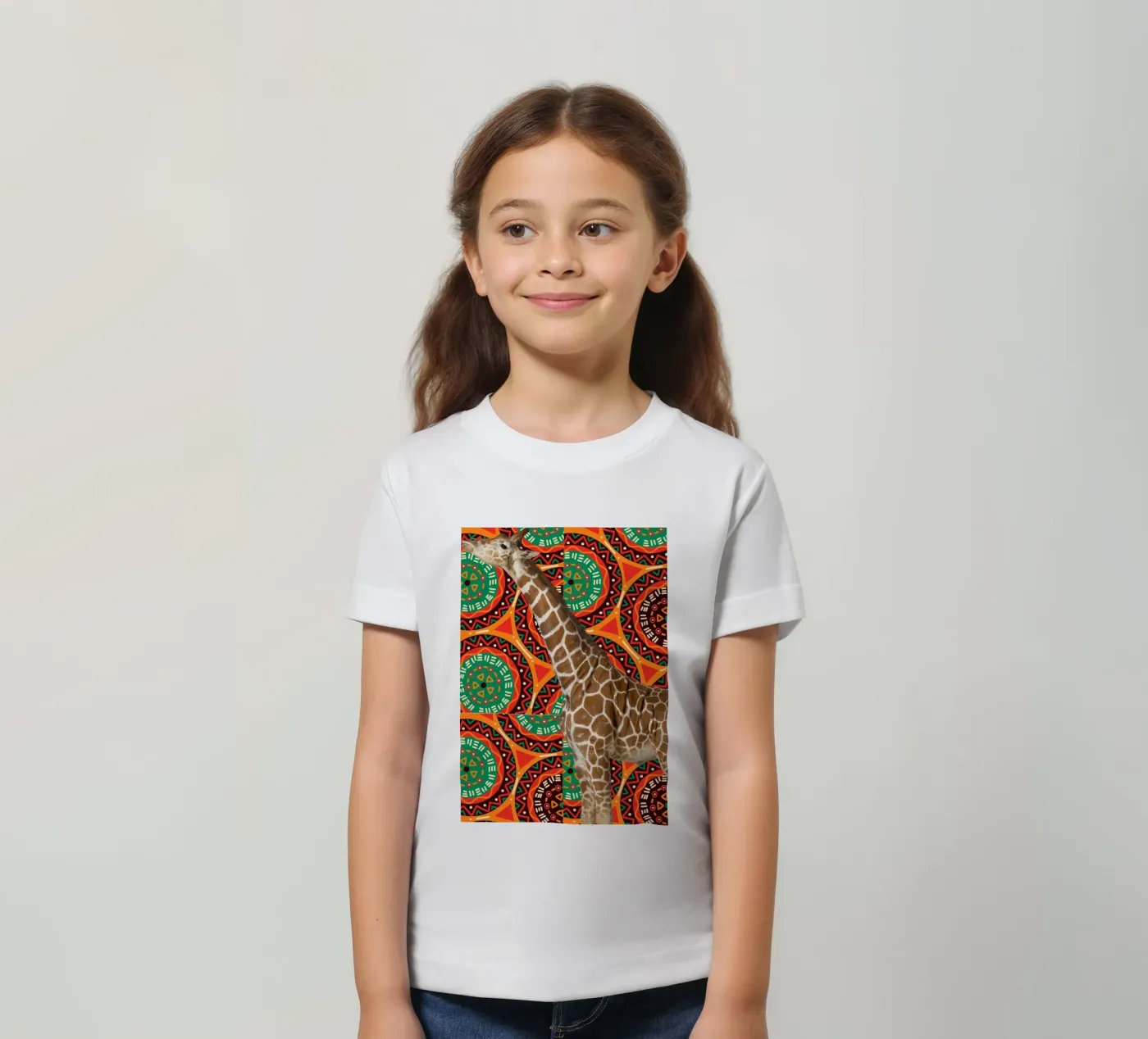 Giraffe t-shirt bambini da Mounias Design