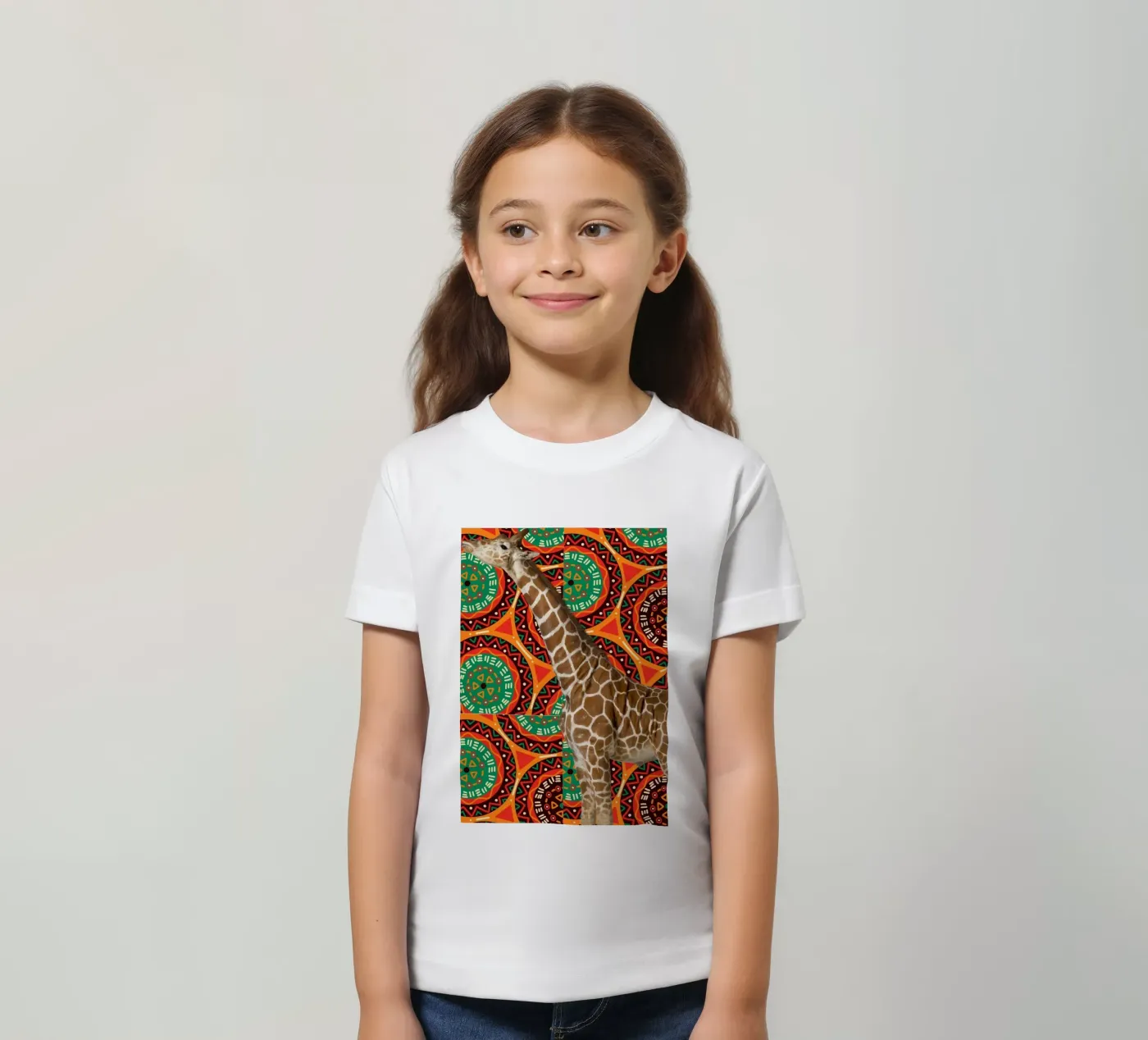 Giraffe t-shirt bambini da Mounias Design