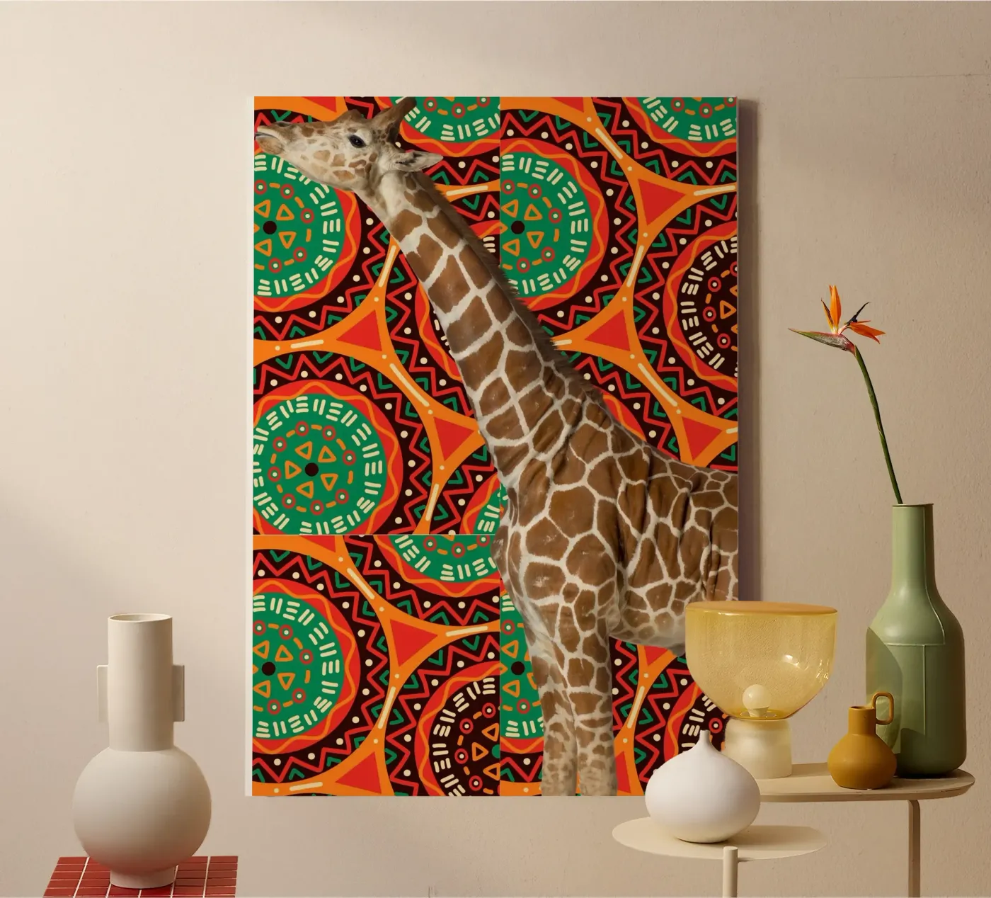 Giraffe tela da Mounias Design