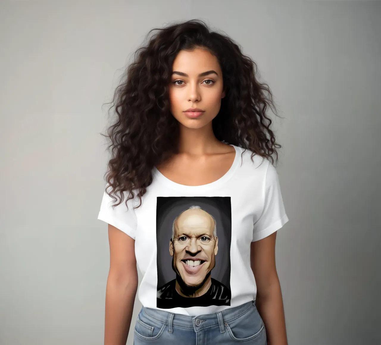 Michael Keaton t-shirt ajusté pour femmes de Rob Art | Illustration
