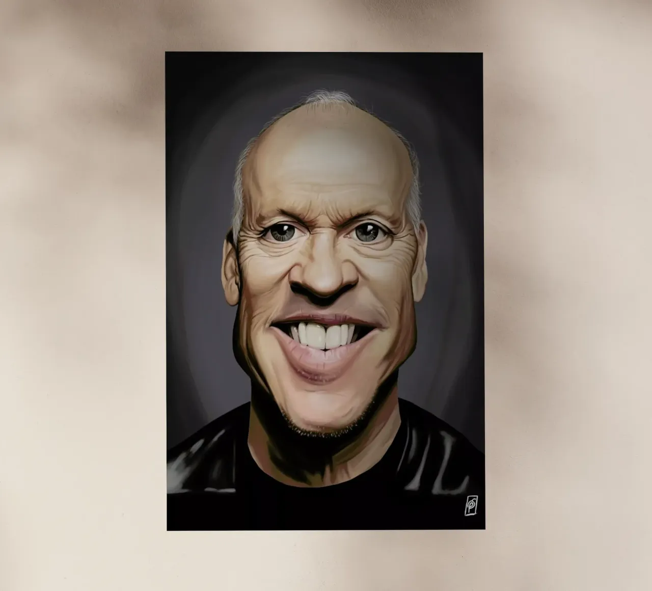 Michael Keaton pellicola backlit da Rob Art | Illustration