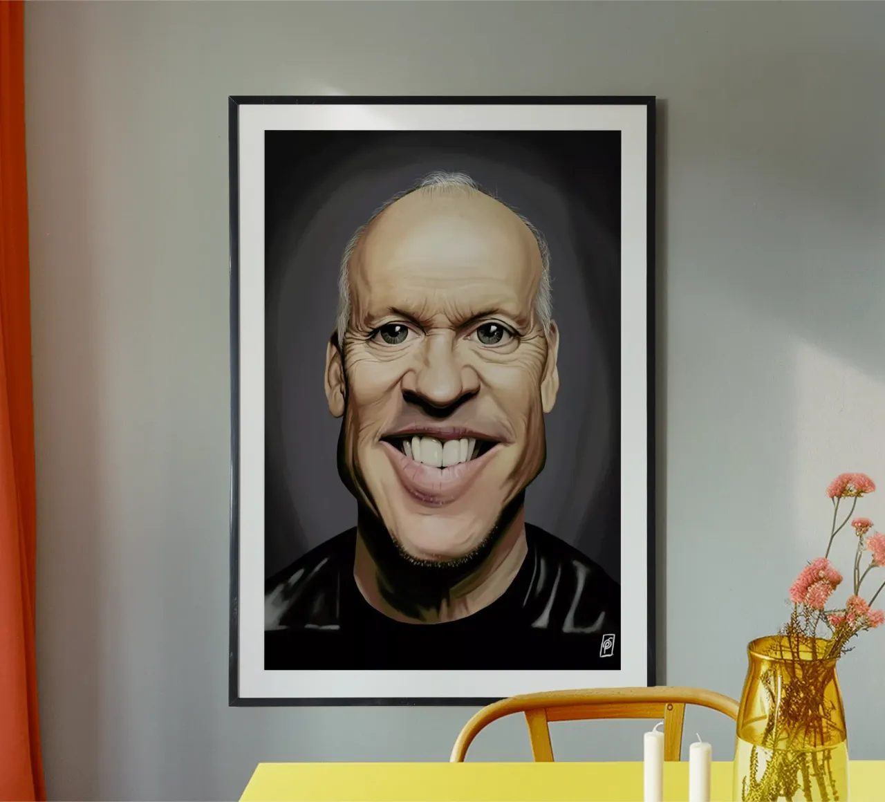 Michael Keaton poster da Rob Art | Illustration
