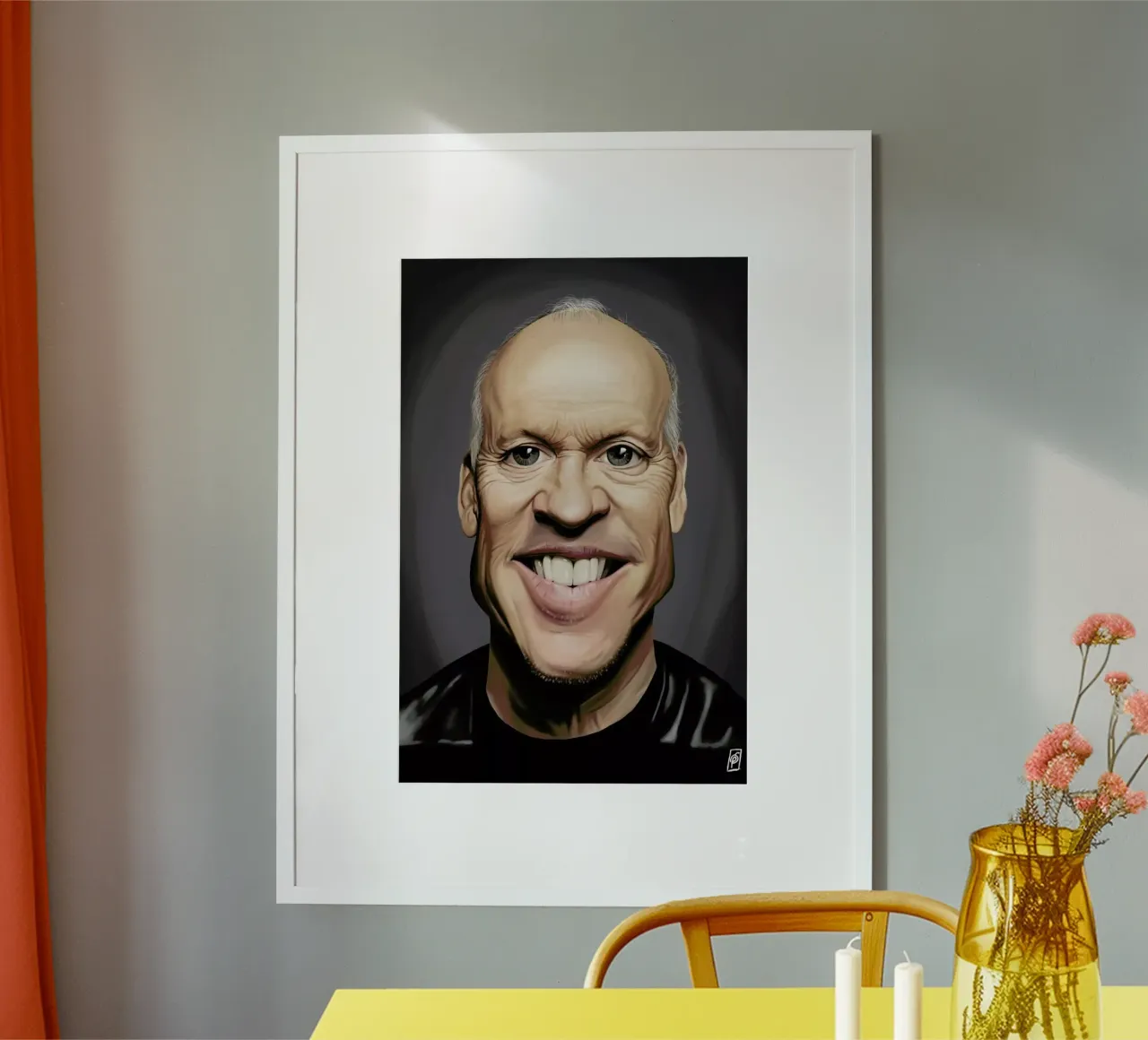 Michael Keaton carta hahnemühle da Rob Art | Illustration