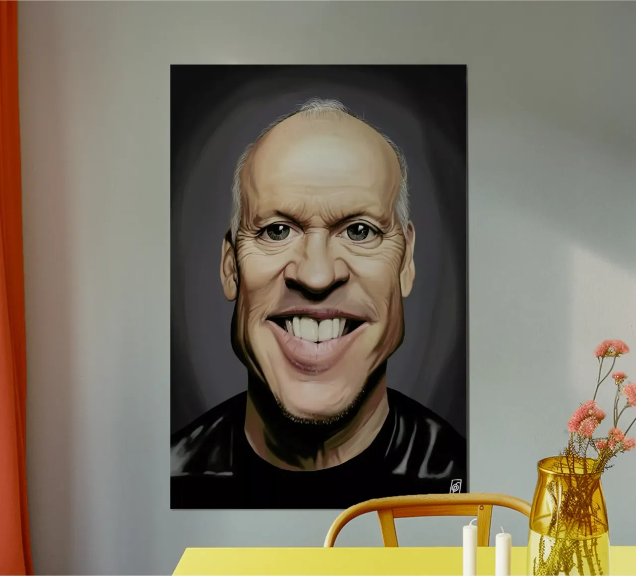 Michael Keaton poster da Rob Art | Illustration
