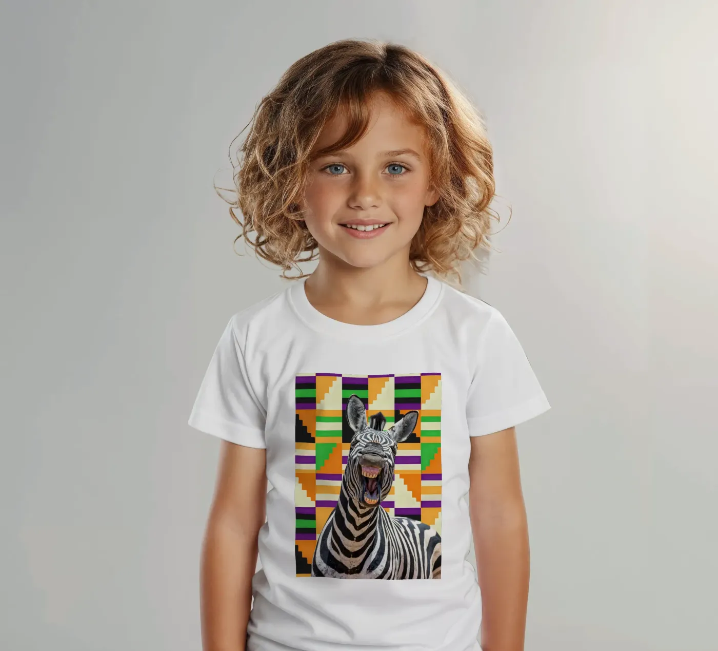 Zebra t-shirt bambini da Mounias Design