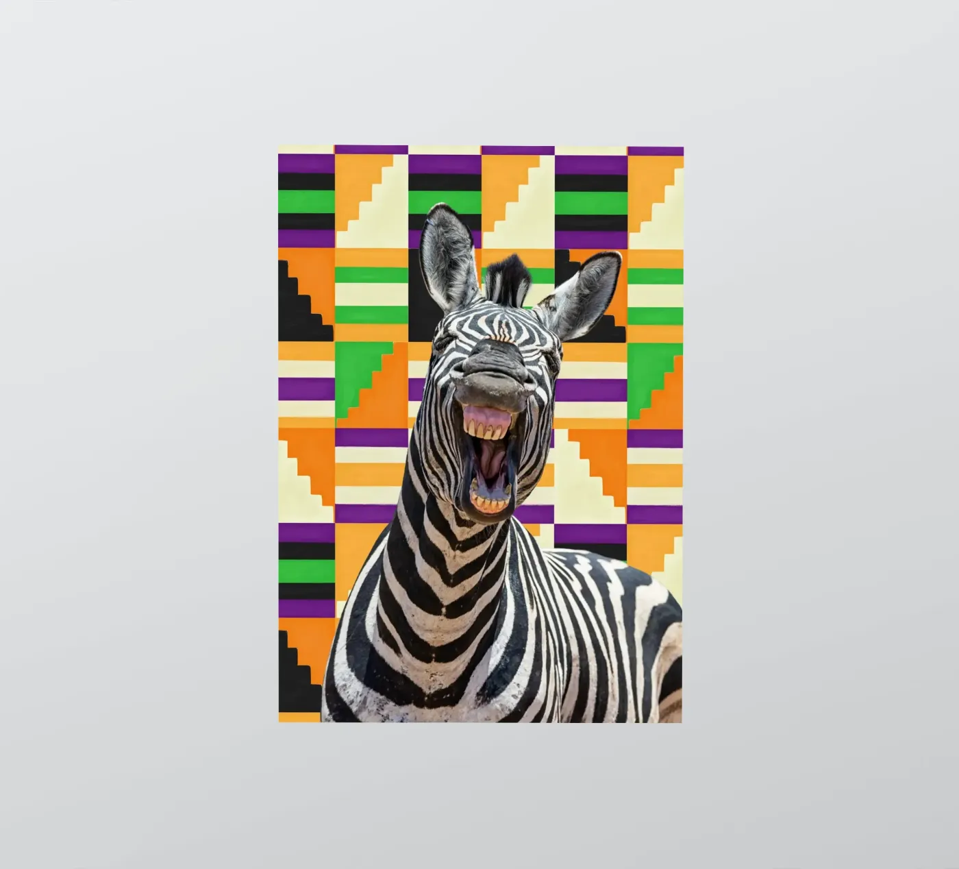 Zebra sticker by Mounias Design