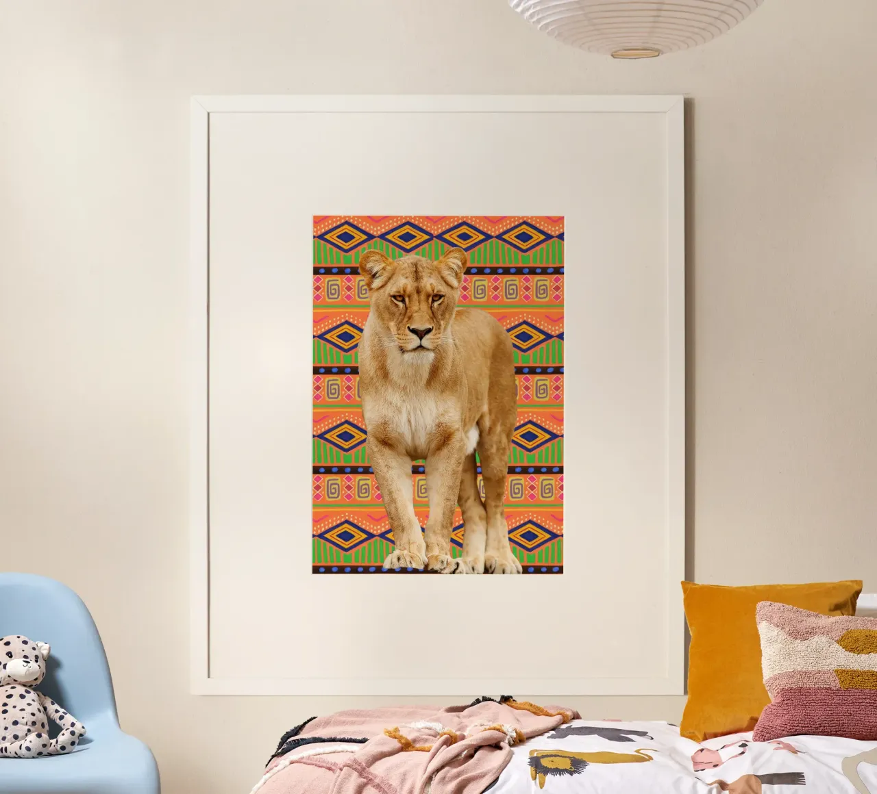 Löwe poster by Mounias Design