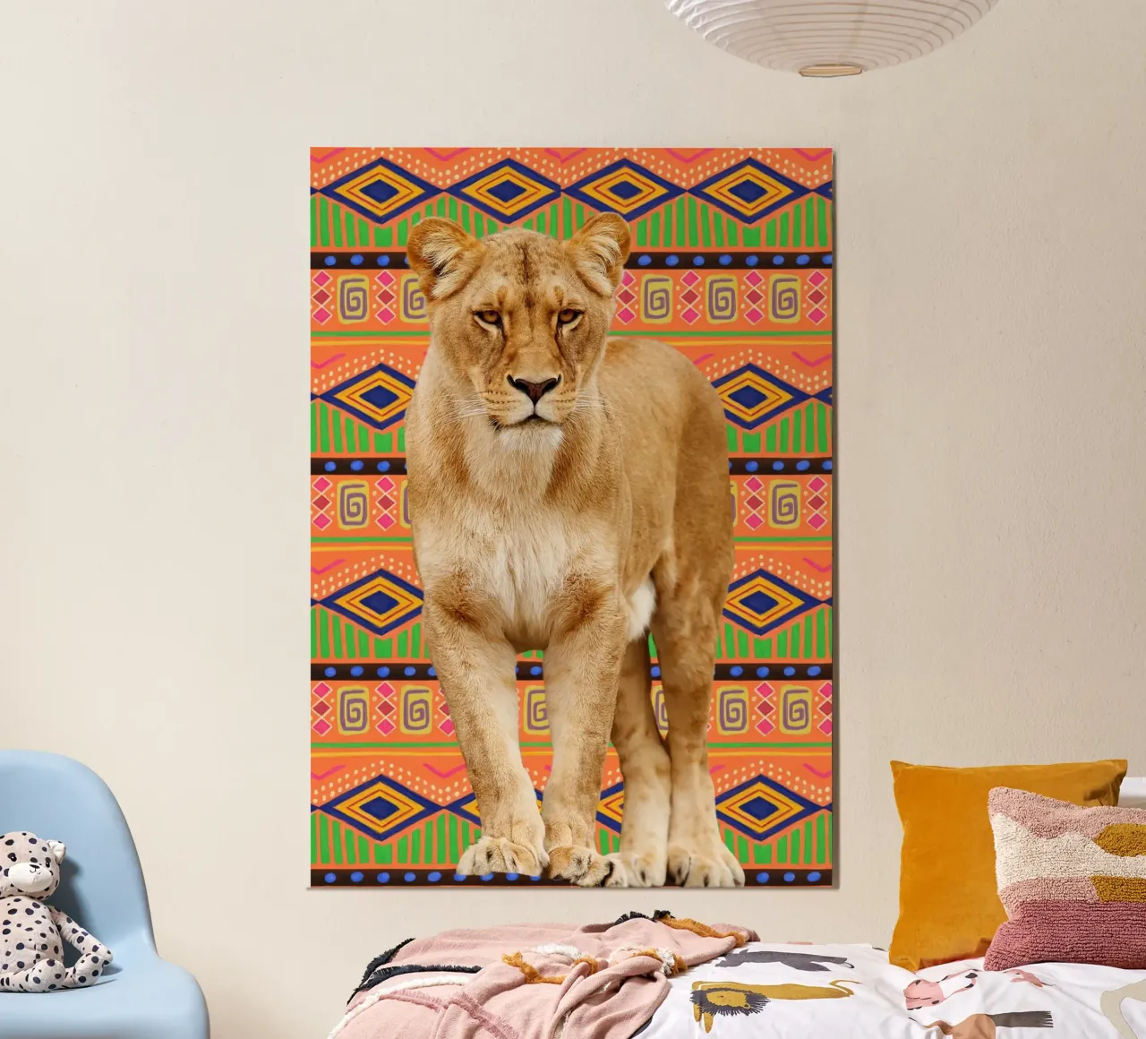 Löwe poster by Mounias Design