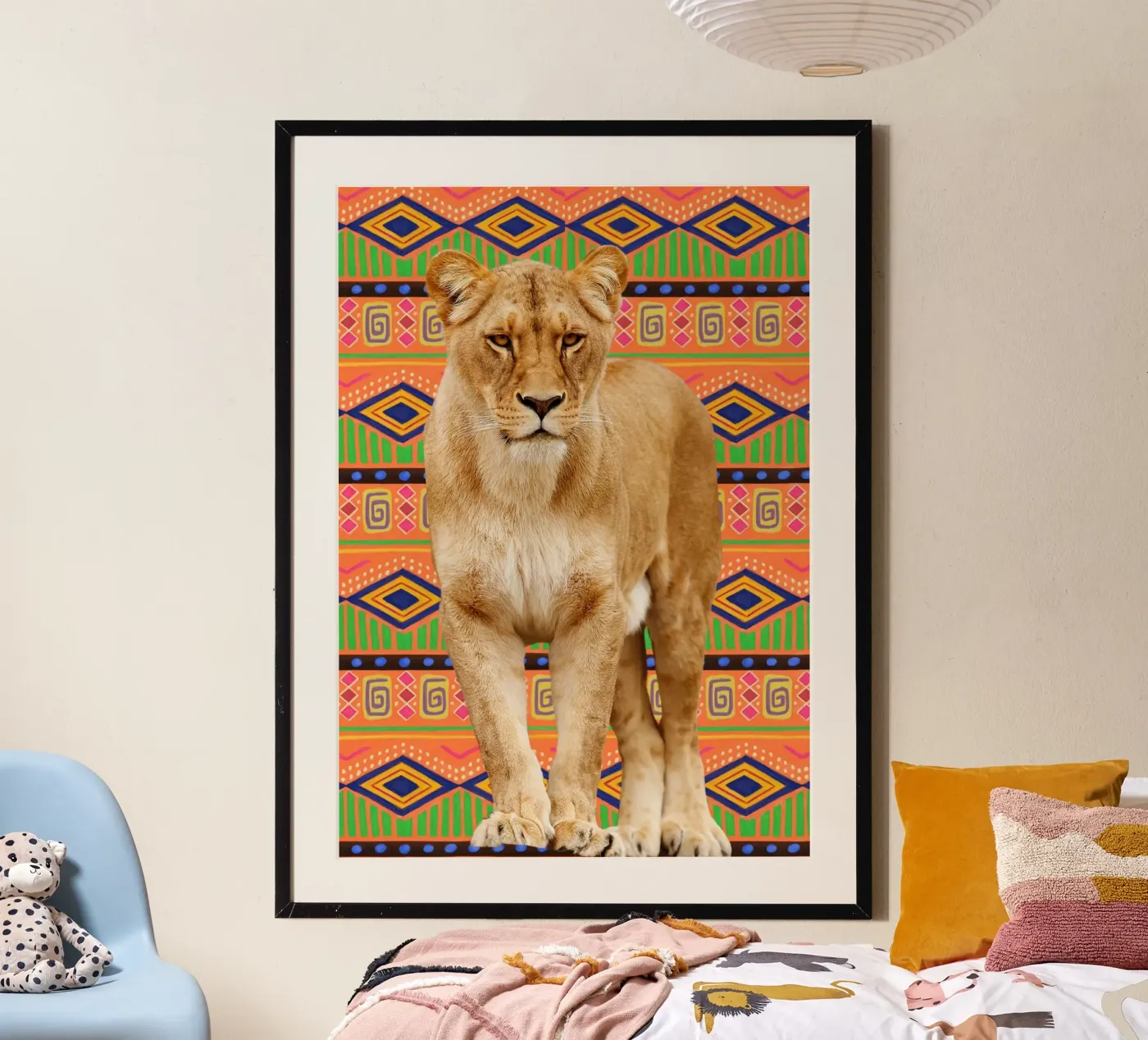Löwe poster da Mounias Design