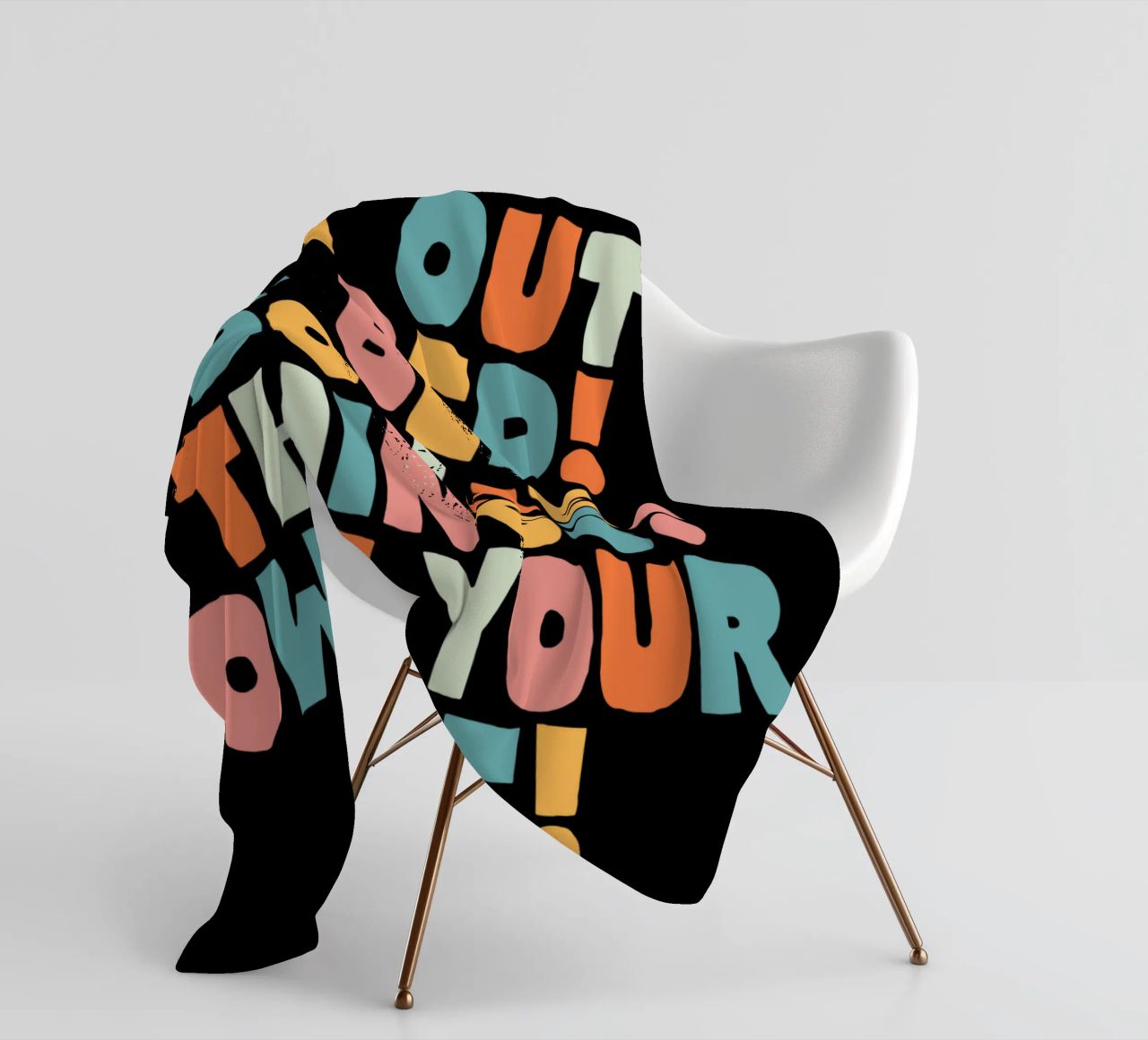 Alzarsi dal letto, fare le cose, essere padroni della propria vita coperta in pile da THE MOTIVATED TYPE