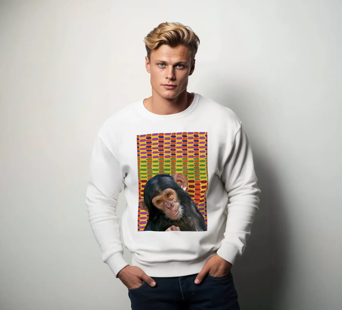 Affe Sweatshirt von Mounias Design