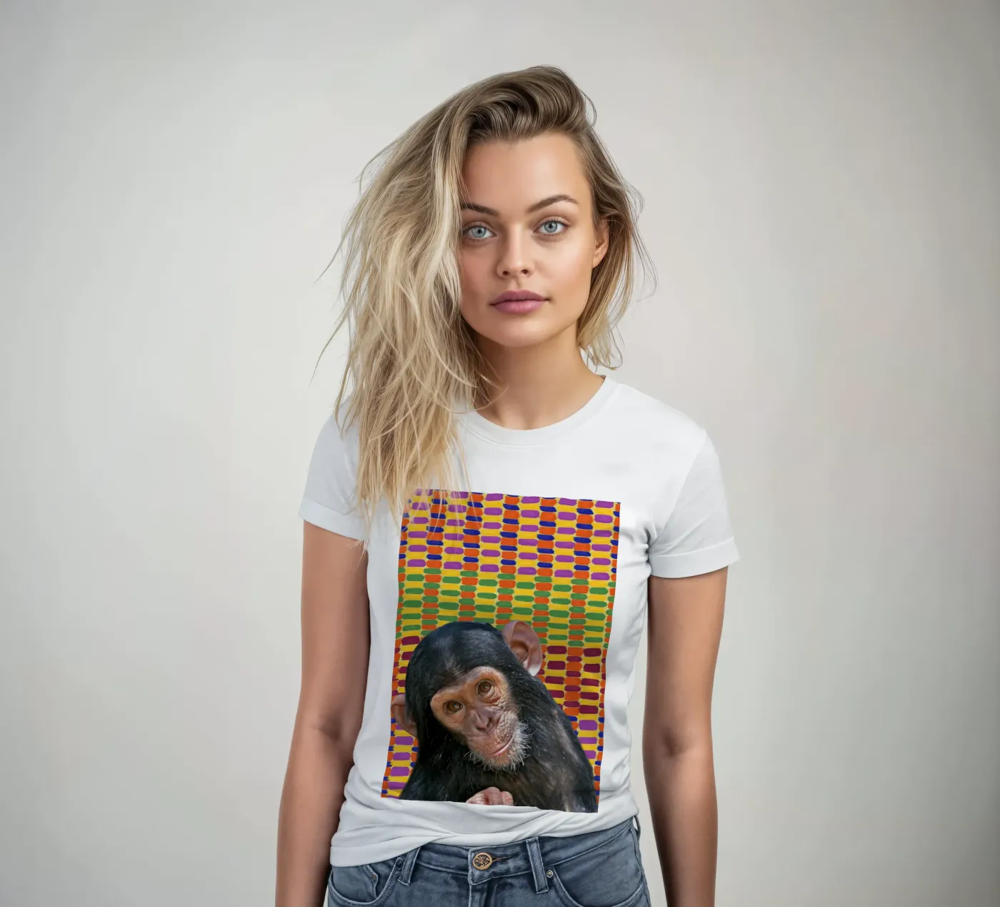 Affe t-shirt da donna da Mounias Design