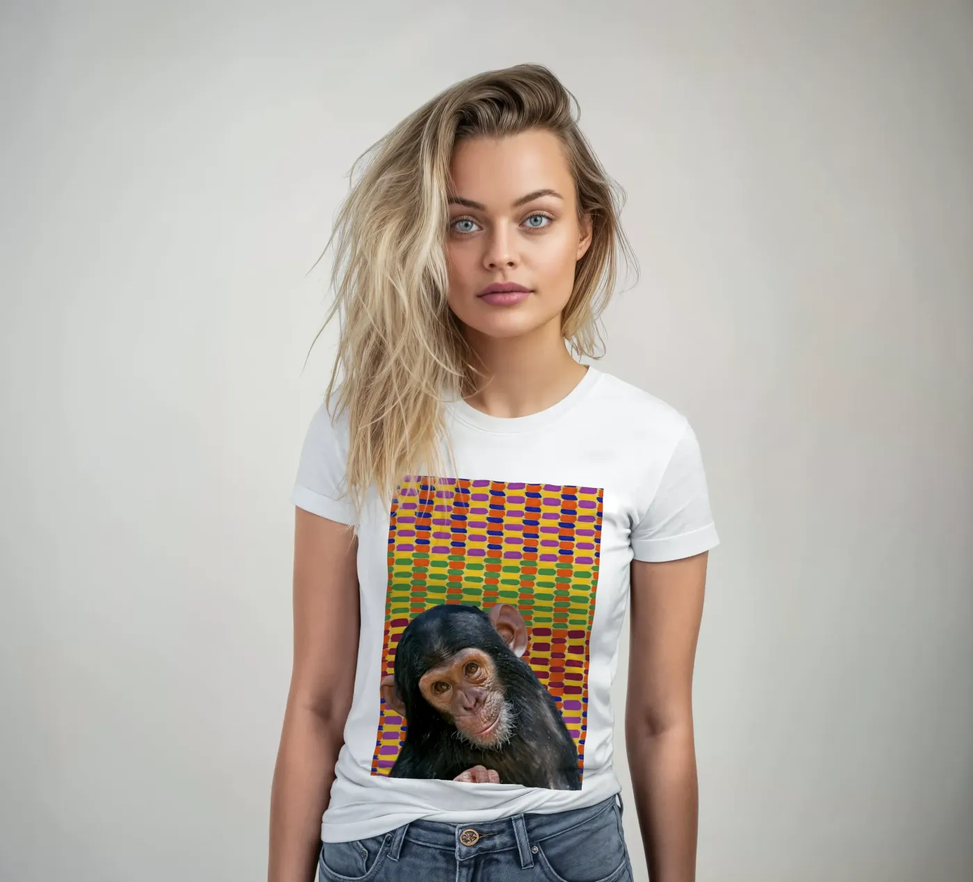Affe t-shirt da donna da Mounias Design