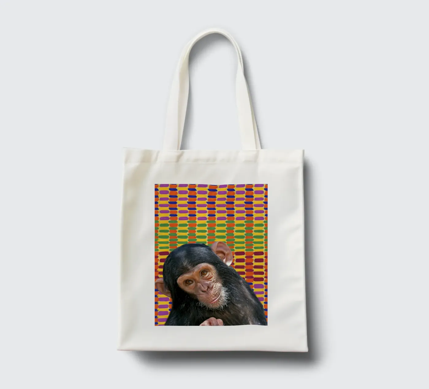 Affe borsa in juta da Mounias Design