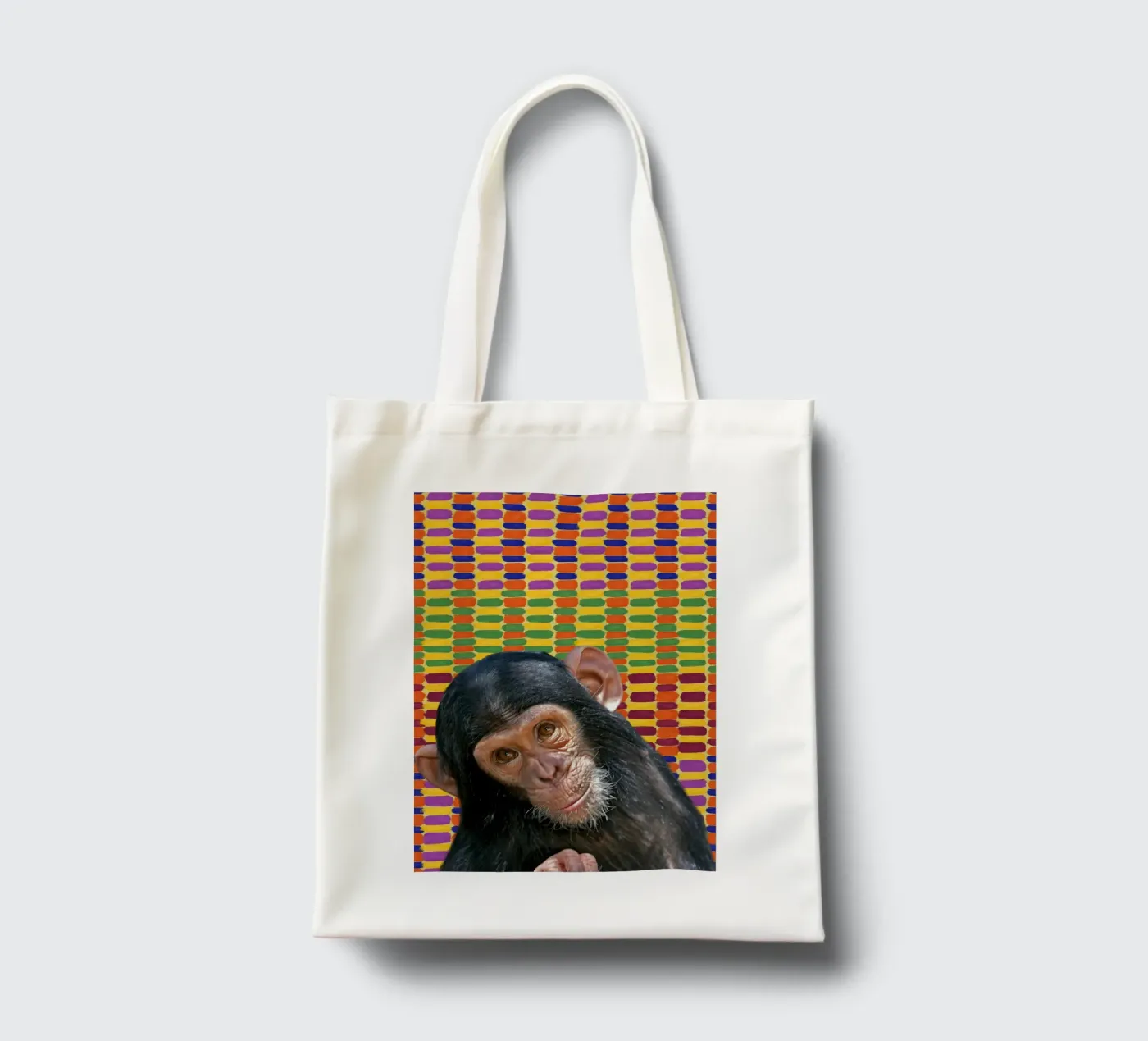 Affe borsa in juta da Mounias Design